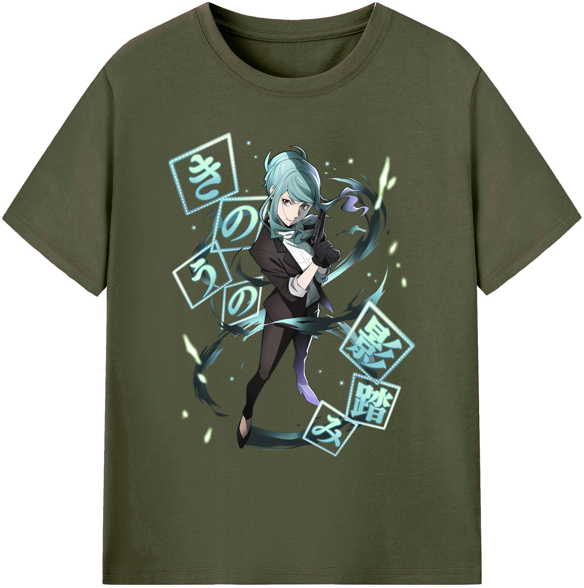 （画像用） 文豪ストレイドッグス Bungo Stray Dogs 綿100％ メンズ半袖Tシャツ｜肌触りやわらか＆通気性